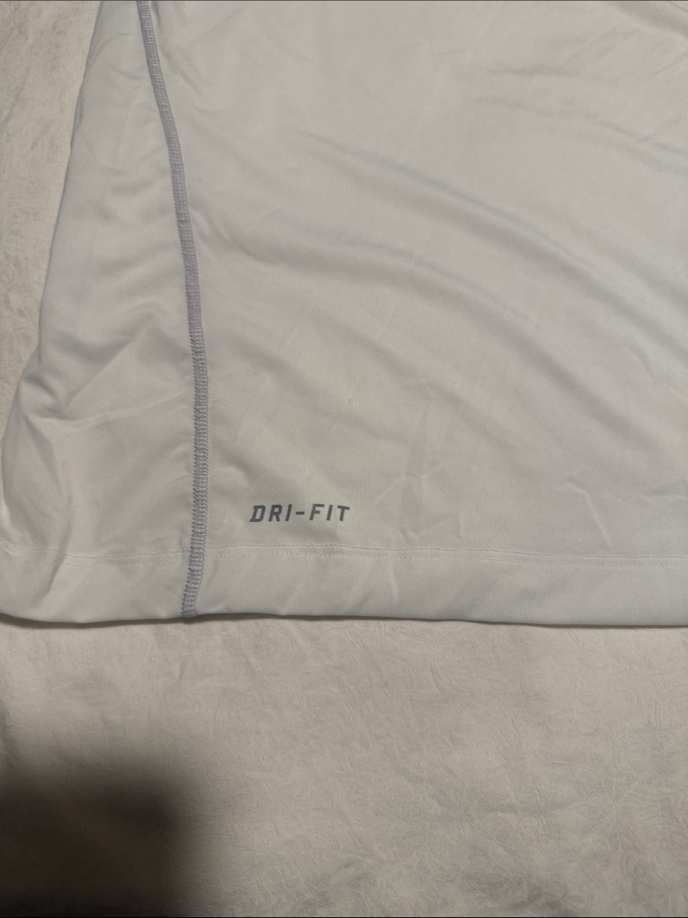 Nike Men’s Short Sleeve Dri-FIT Crew - White - Picture 4 of 9
